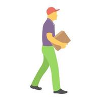 Delivery Boy Concepts vector