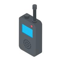 conceptos de walkie talkie vector