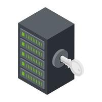 Server Security Concepts vector
