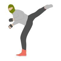 Trendy Fighting Concepts vector