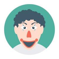 Character Clown Concepts vector