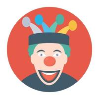 conceptos de payaso walkaround vector