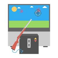 Shooting Arcade Cocepts vector