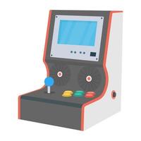 conceptos de joystick arcade vector