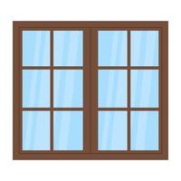 conceptos de ventana de apartamento vector