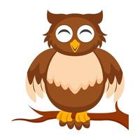 Trendy Owl Concepts vector