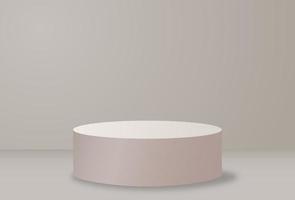 3d display product abstract minimal scene with geometric podium platform. vector