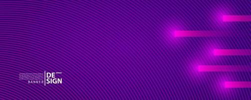 Futuristic digital purple technology background. Colorful lines pattern background. vector