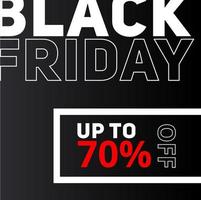 Creative vector modern black friday sale social media post template banner collection.