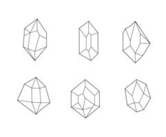 Crystal Diamond Jewellery Gem Isolated vector