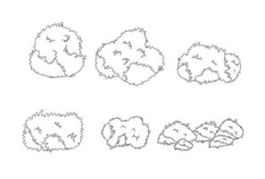 bushes illustration drawing vector