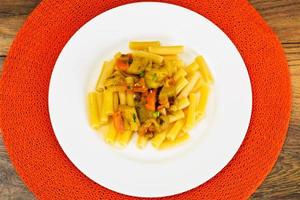 Pasta with Stewed Vegetables photo