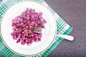 Salad of Boiled Beets with Yogurt photo