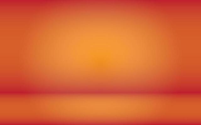 gradient orange background empty space studio room for display ad product website template wallpaper studio vector illustration,