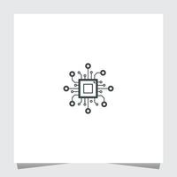 Processor Tech Logo Inspirations Template
