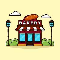 Bakery store illustrations