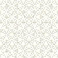 Gold circle pattern background vector