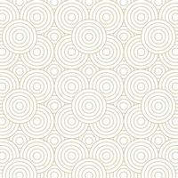 Gold circle pattern background vector