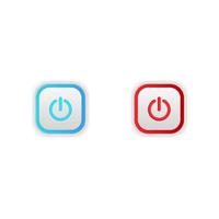 power button icon vector