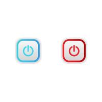 power button icon vector