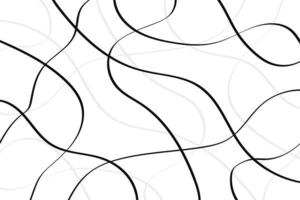 Abstract black grunge brush wavy line style of pattern decorative design background. illustration vector eps10