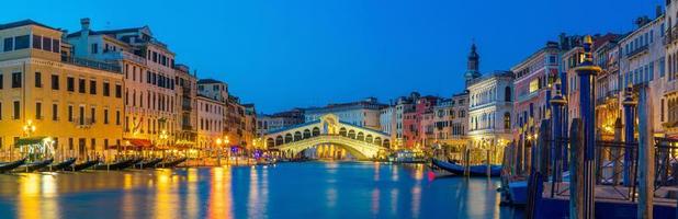 Rialto Bridge in Venice, Italy photo