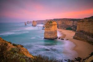 Sunset  The Twelve Apostles, Great Ocean Road photo