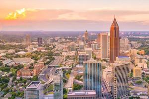 horizonte de la ciudad de atlanta foto