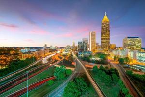 horizonte de la ciudad de atlanta foto