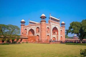 Details of decorations in Taj Mahal photo