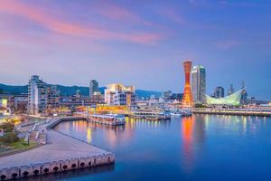 Port of Kobe skyline in Japan photo