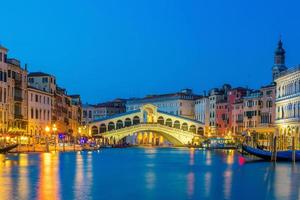 Rialto Bridge in Venice, Italy photo