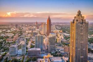 horizonte de la ciudad de atlanta foto