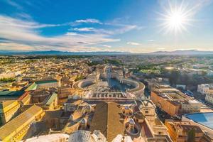 Saint Peter's Square in Vatican , Rome photo