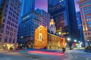 Boston Old State House edificio en Massachusetts foto