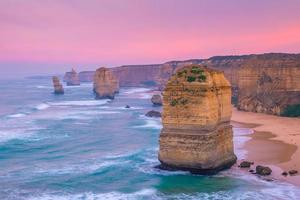 Sunset  The Twelve Apostles, Great Ocean Road photo