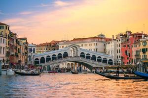 Rialto Bridge in Venice, Italy photo