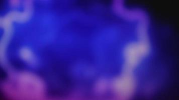 abstrato ang embaçado fundo gradiente de cor dupla com ondas de estilo líquido caracterizado por violeta e azul. vídeo de loop sem costura. video