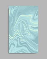 Abstract  Blue Liquid Marble Background vector