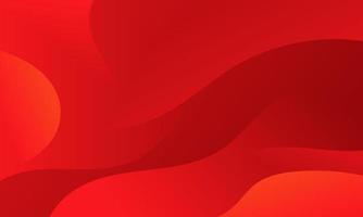 Abstract Red Fluid Wave Background vector