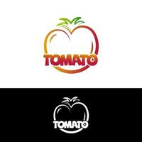vector de diseño de plantilla de logotipo de tomate
