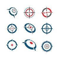 Target icon vector illustration design template