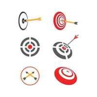 Target icon vector illustration design template