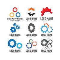 Gear Logo Template vector icon illustration design