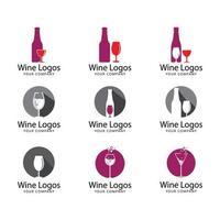 wine glass icon vector illustration template