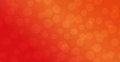 Abstract multicolored blurred bokeh on red background - Vector