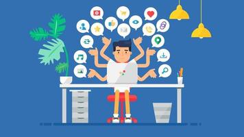 redes sociales virtuales web vector