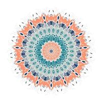 Mandala Line Template vector