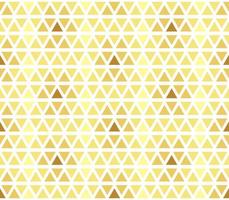 Seamless geometric gold pattern vector