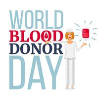 World Blood Donor Day vector